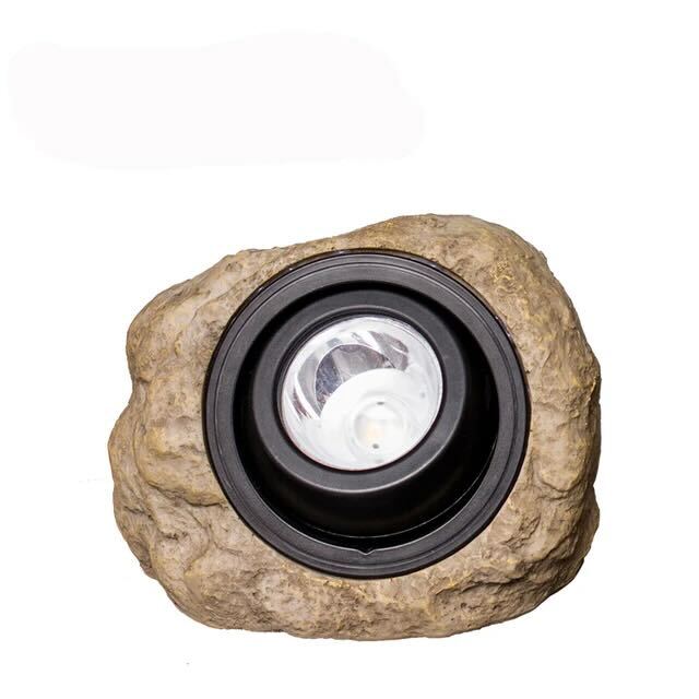 Solar-LED-Außenlampe in Steinoptik – wetterfest, IP65