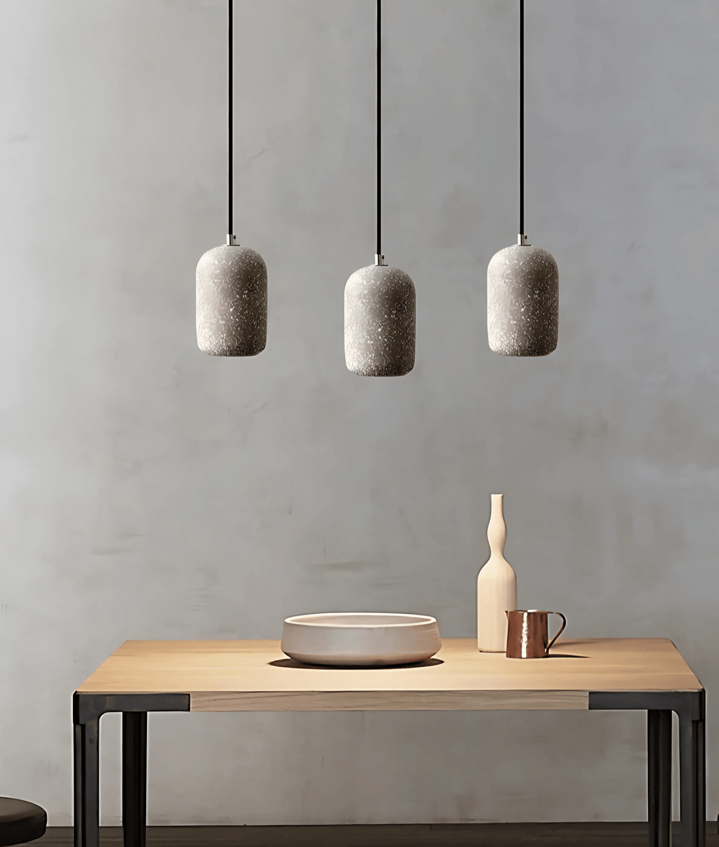 Kiva Cast | Hängeleuchte aus Beton im Industrial-Design mit LED-Technik