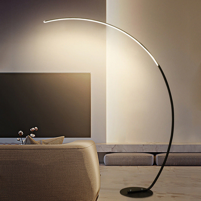 Ardorus Arc | Große LED-Stehleuchte mit geschwungenem Bogen-Design