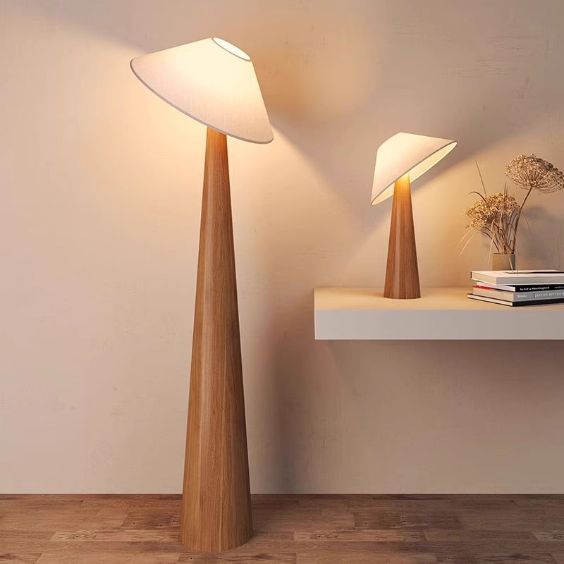 Caelistra | Japanische Wabi-Sabi Leuchte als Boden- und Tischlampe