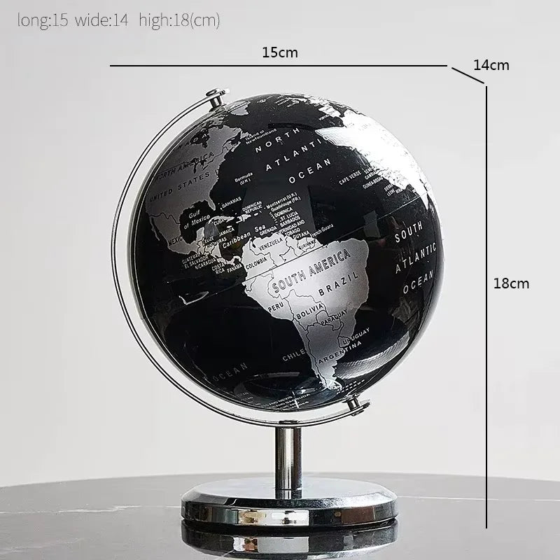 Orbia Globe | Rotierender Metallglobus für Schreibtisch & Lernumgebung