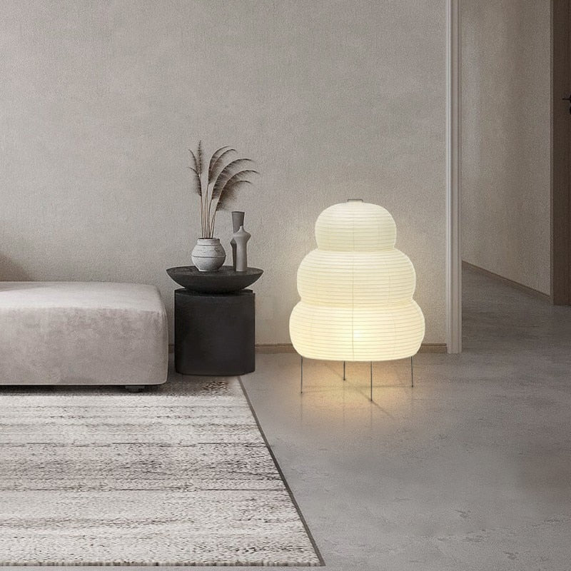 Yunari Curve | Stehlampe im Wabi-Sabi-Stil