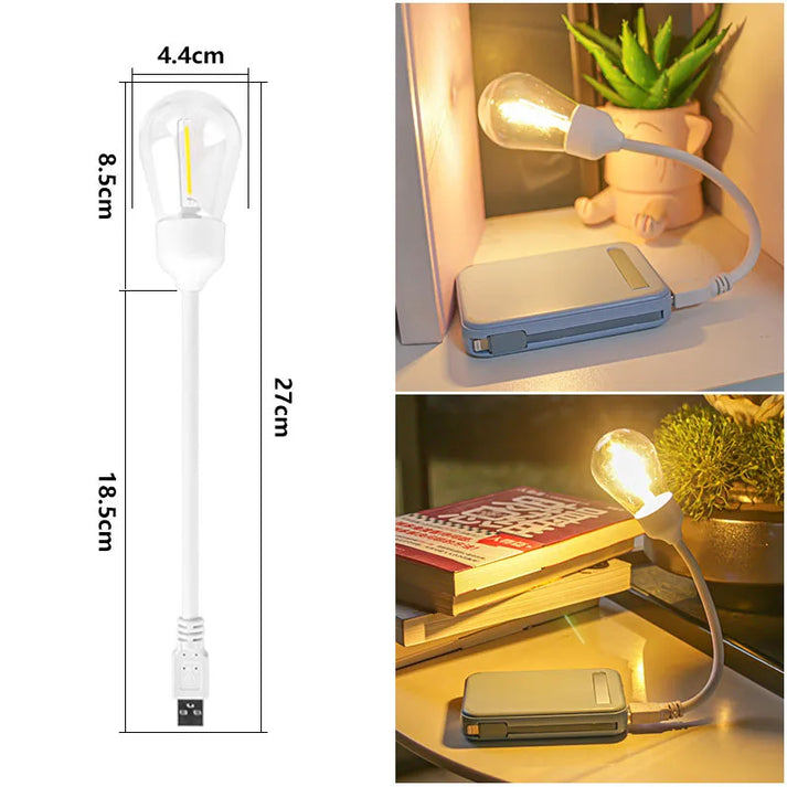 Flexora Mini | Draaibare USB LED leeslamp met warm licht