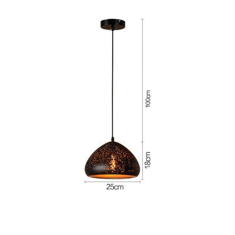 Noctyra | Vintage ijzeren hanglamp in Scandinavische loftstijl
