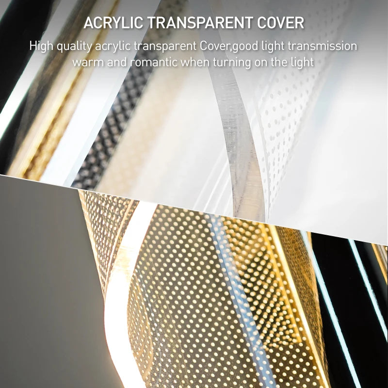 Lirien Alva | Nordic-stijl acryl LED wandlamp voor slaapkamers en woonruimtes