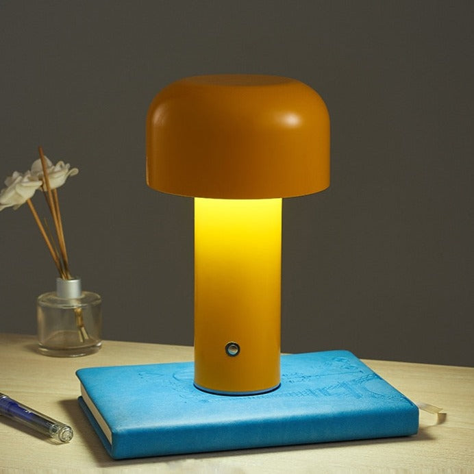 LumoFungo Classico | Kabellose Retro-Tischlampe im italienischen Pilzdesign