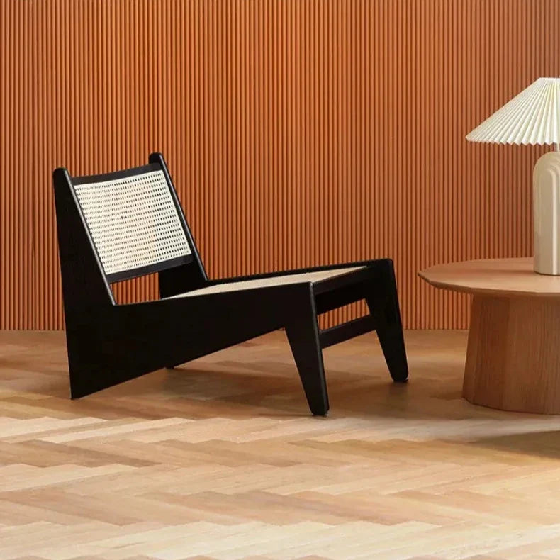 Lunair Canapé | Bank van hout en rotan in Frans-Scandinavische stijl