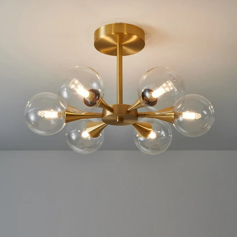 Lunavoire Sphere | LED-Deckenleuchte mit Glaskugel für Wohn- und Schlafzimmer