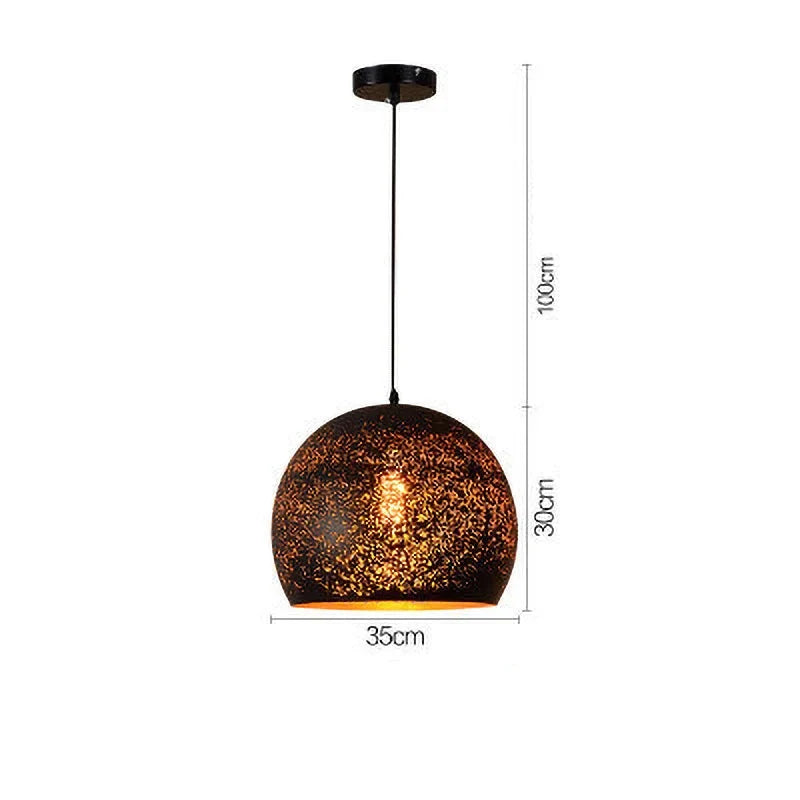 Noctyra | Vintage ijzeren hanglamp in Scandinavische loftstijl