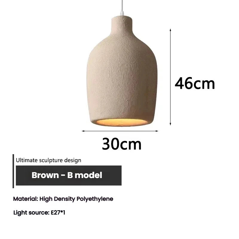 Halo Sabié | Designer-LED-Pendelleuchte im Wabi-Sabi-Stil für Wohnzimmer & Essbereich