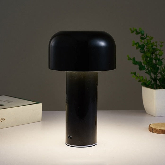 LumoFungo Classico | Kabellose Retro-Tischlampe im italienischen Pilzdesign