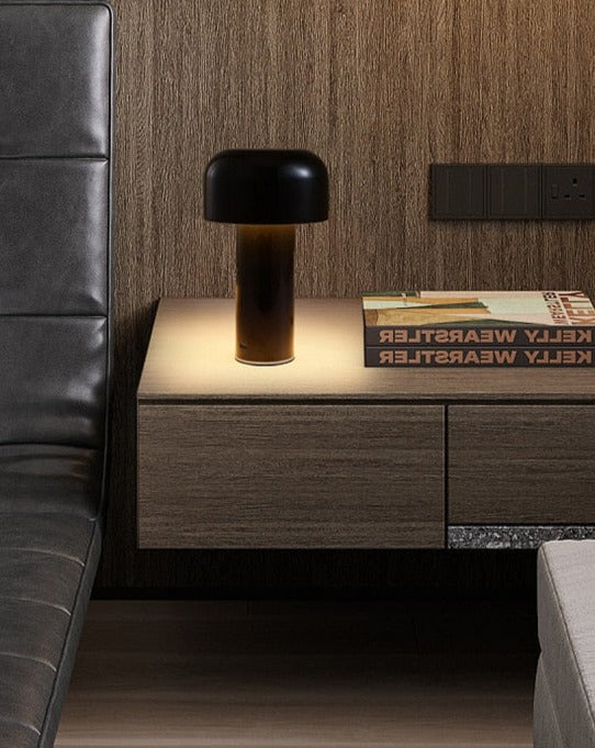 LumoFungo Classico | Kabellose Retro-Tischlampe im italienischen Pilzdesign