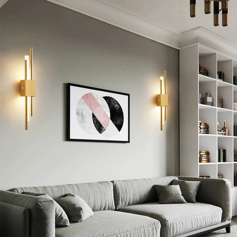 Lumoa Fynn | LED-Wandleuchte mit USB-Anschluss im nordischen Design für Schlafzimmer und Wohnbereich