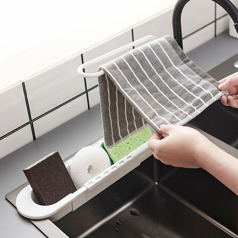 SmartHome SinkTidy | Gootsteenorganizer met opbergruimte voor sponzen en doeken