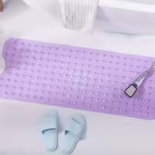 BathGrip Antirutschmatte | Extra lange Badematte für Dusche & Badewanne