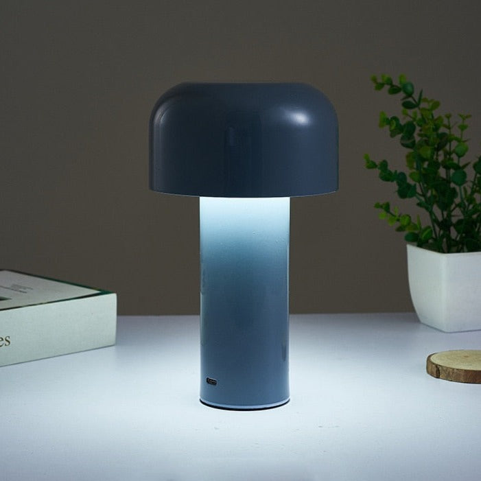 LumoFungo Classico | Kabellose Retro-Tischlampe im italienischen Pilzdesign
