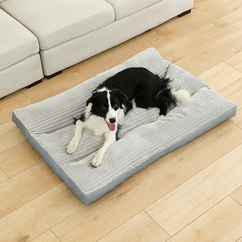 Luxus Hundekissen Rechteckig | 100% Baumwolle | Weich & Atmungsaktiv | Für Bench & Zuhause | 4 Größen