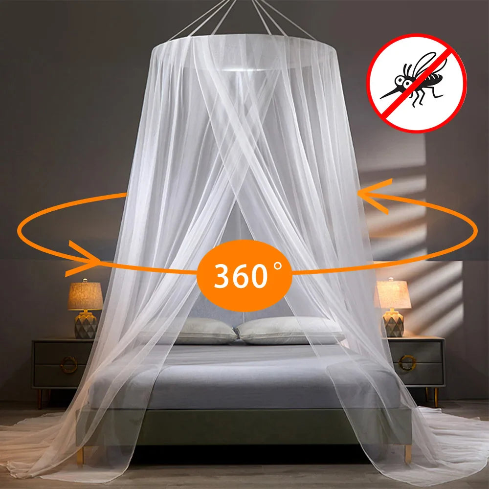 NoctaNest Air | Faltbares Moskitonetz für Doppelbett & Outdoor-Einsatz