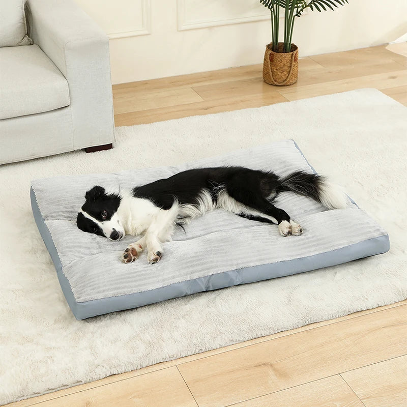 Luxus Hundekissen Rechteckig | 100% Baumwolle | Weich & Atmungsaktiv | Für Bench & Zuhause | 4 Größen