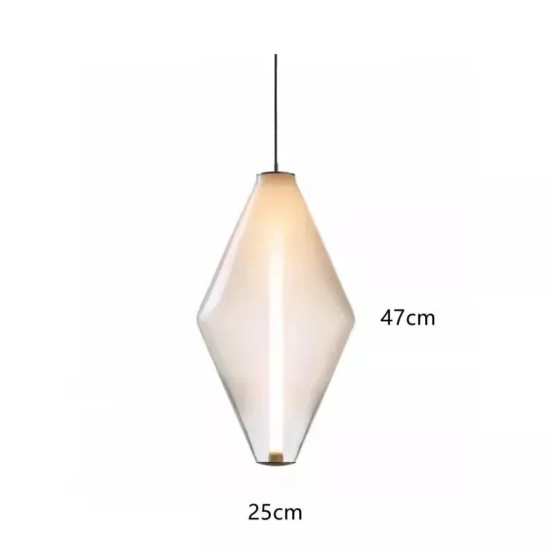 Pyrrhos | Skandinavische Glas-Hängeleuchte für Schlafzimmer und Esszimmer