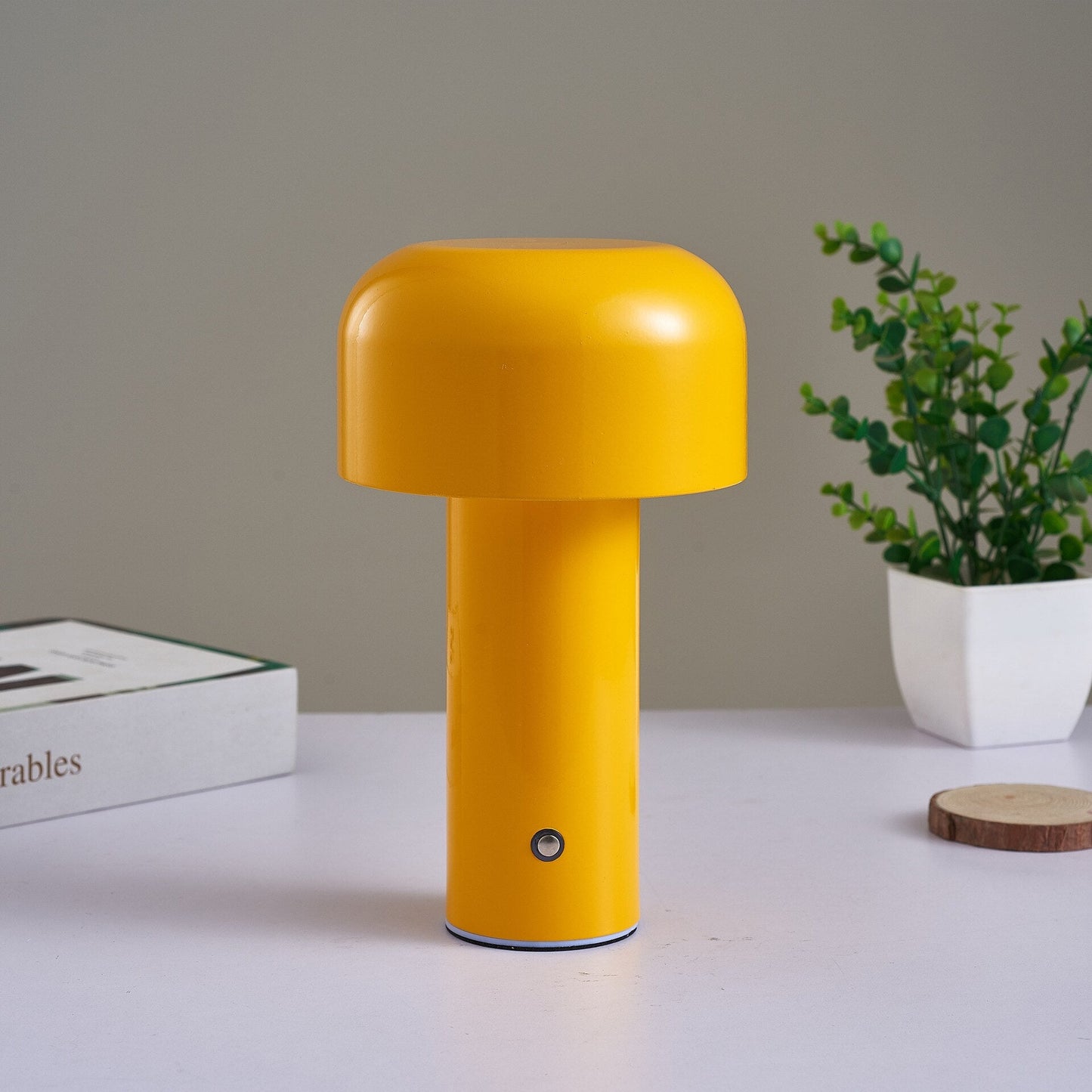 LumoFungo Classico | Kabellose Retro-Tischlampe im italienischen Pilzdesign