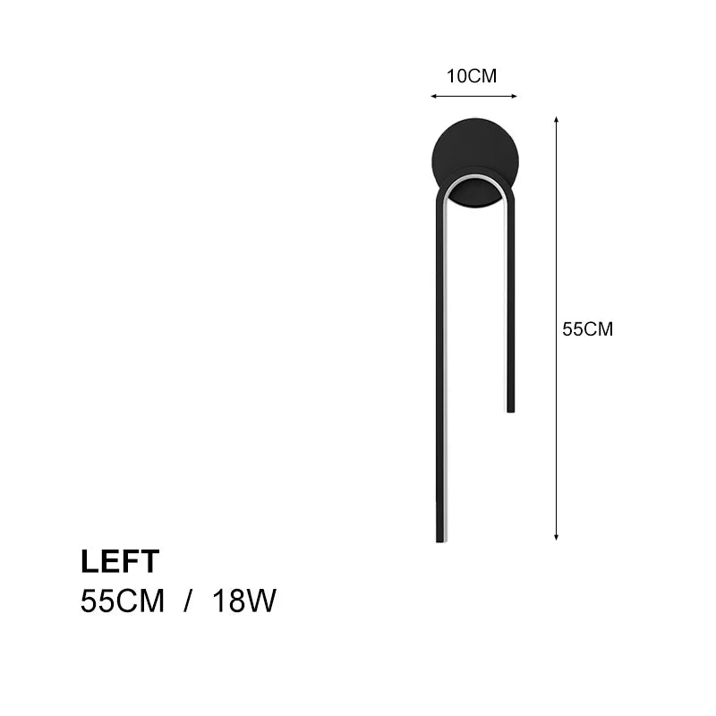 Limae Veya | Minimalistische LED-Wandleuchte im nordischen Stil für Schlafzimmer und Bad