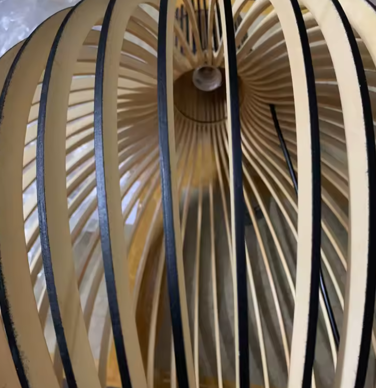 Lunorb | Handgemaakte bamboe hanglamp