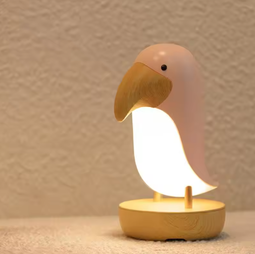 LumoNest Ava | Oplaadbaar LED-nachtlampje in vogelontwerp