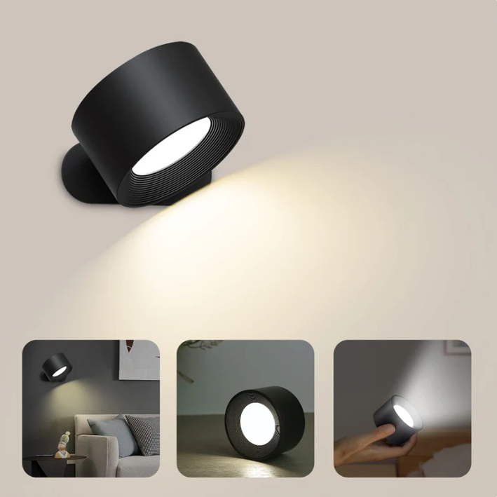 Velumo Spot | Oplaadbare LED-wandlamp met zelfklevende achterkant