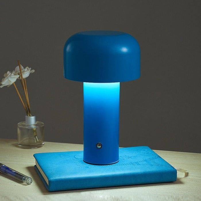 LumoFungo Classico | Kabellose Retro-Tischlampe im italienischen Pilzdesign