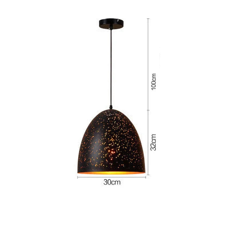 Noctyra | Vintage ijzeren hanglamp in Scandinavische loftstijl