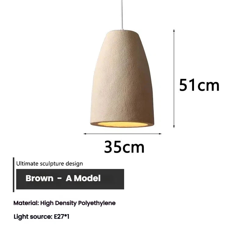 Halo Sabié | Designer-LED-Pendelleuchte im Wabi-Sabi-Stil für Wohnzimmer & Essbereich