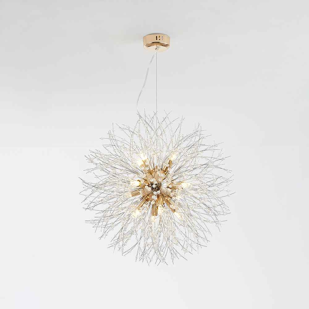 Moderne LED-Hängelampe aus Metall in Weißgold – ideal für Wohnzimmer & Esszimmer