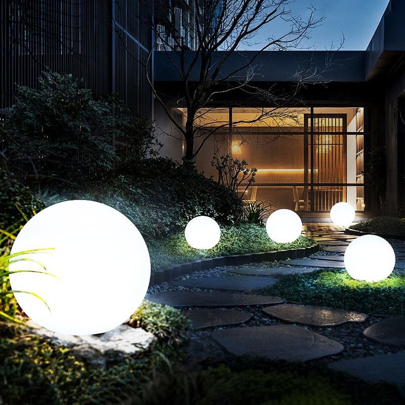 Aurora Sphere | Wasserdichte LED-Kugellampe mit Farbwechsel für Innen & Außen
