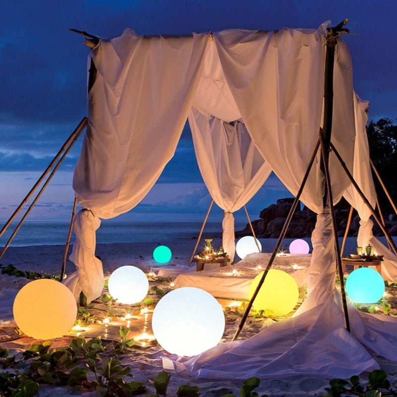 Aurora Sphere | Wasserdichte LED-Kugellampe mit Farbwechsel für Innen & Außen