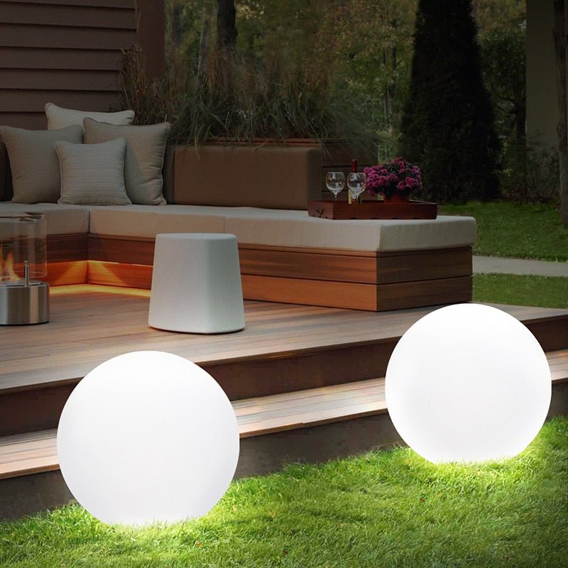Aurora Sphere | Wasserdichte LED-Kugellampe mit Farbwechsel für Innen & Außen