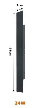 Lunavo Arko | waterdichte LED-buitenwandlamp van aluminium