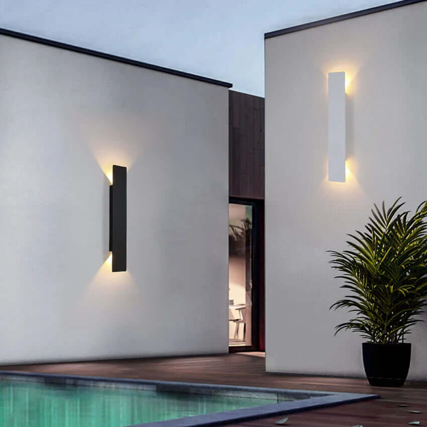 Lunavo Arko | waterdichte LED-buitenwandlamp van aluminium