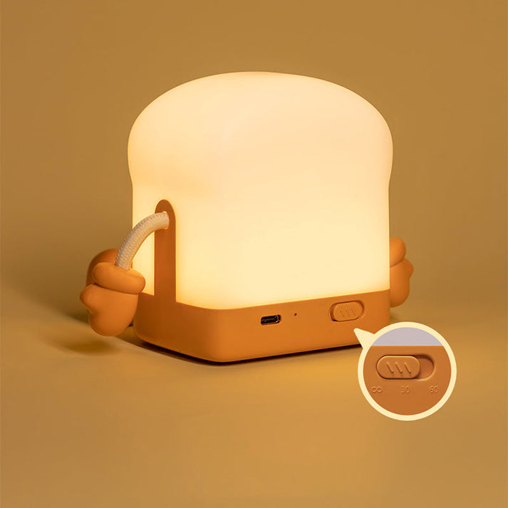 Lumos Broto | Oplaadbare LED-bedlamp in toastdesign