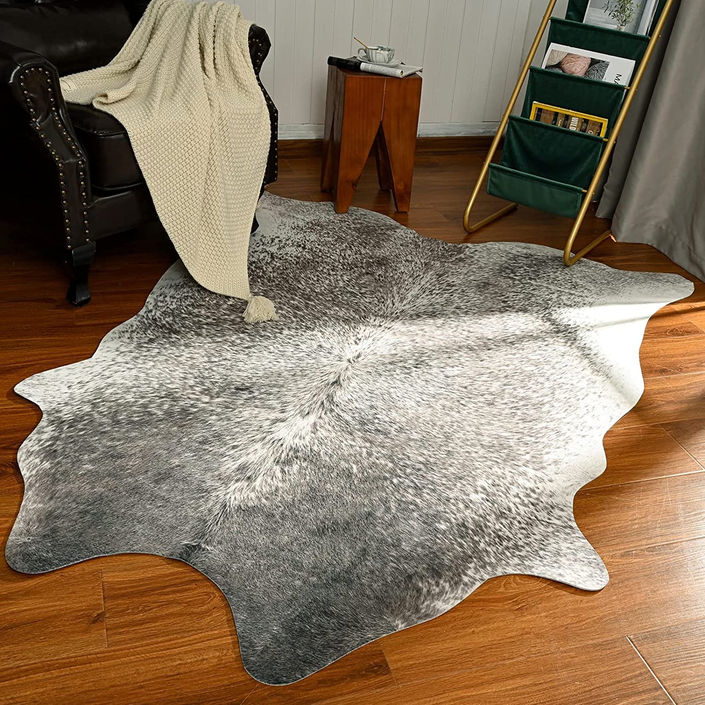FauxLuxe | Luxuriöser Kunstfell-Teppich | Weich, warm & pflegeleicht für Wohnzimmer & Schlafzimmer