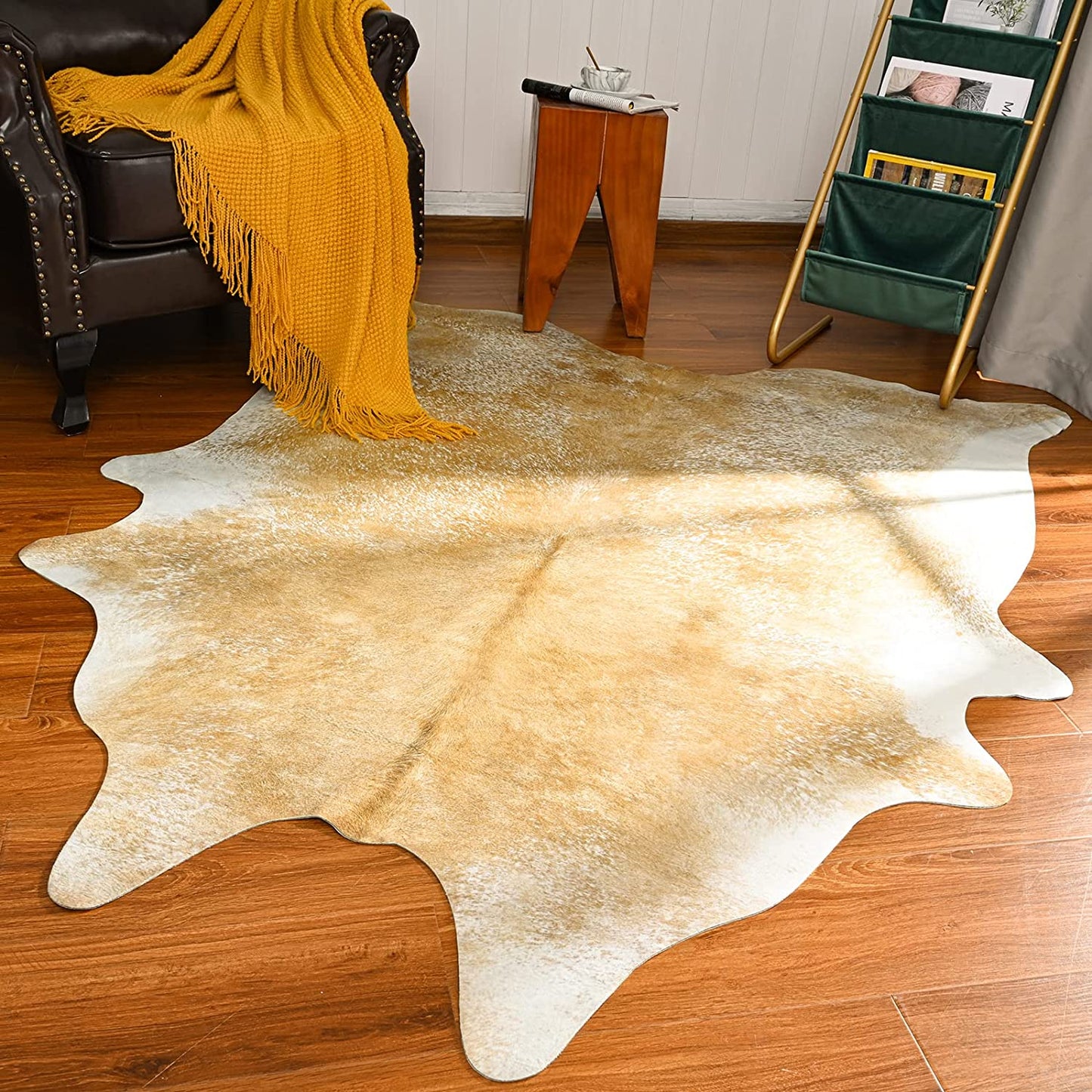 FauxLuxe | Luxuriöser Kunstfell-Teppich | Weich, warm & pflegeleicht für Wohnzimmer & Schlafzimmer