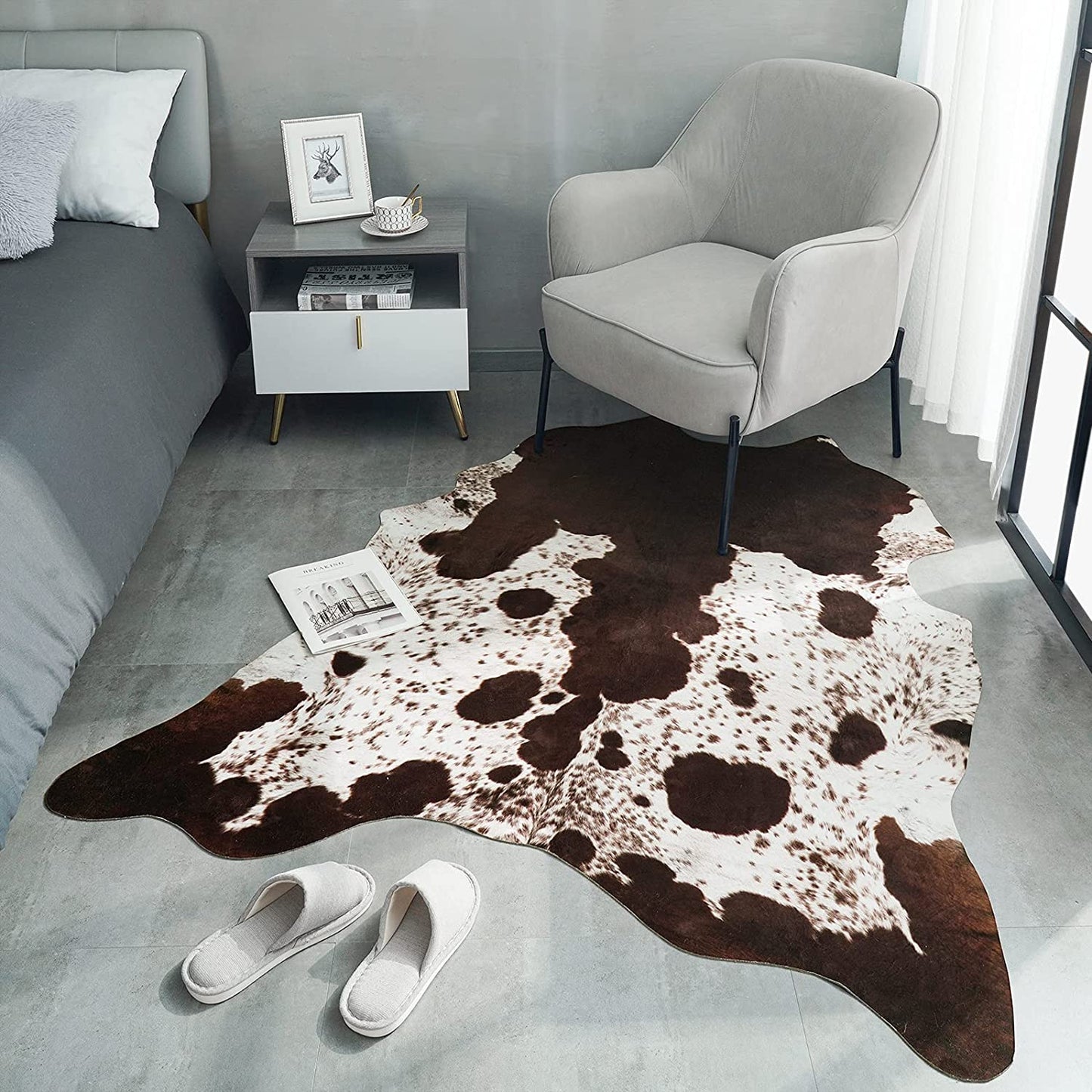 FauxLuxe | Luxuriöser Kunstfell-Teppich | Weich, warm & pflegeleicht für Wohnzimmer & Schlafzimmer