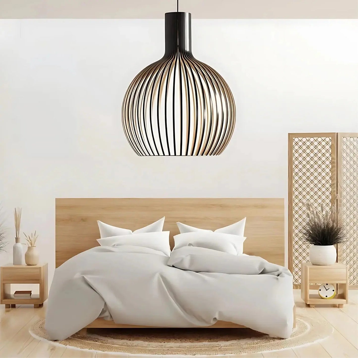 Lunorb | Handgemaakte bamboe hanglamp