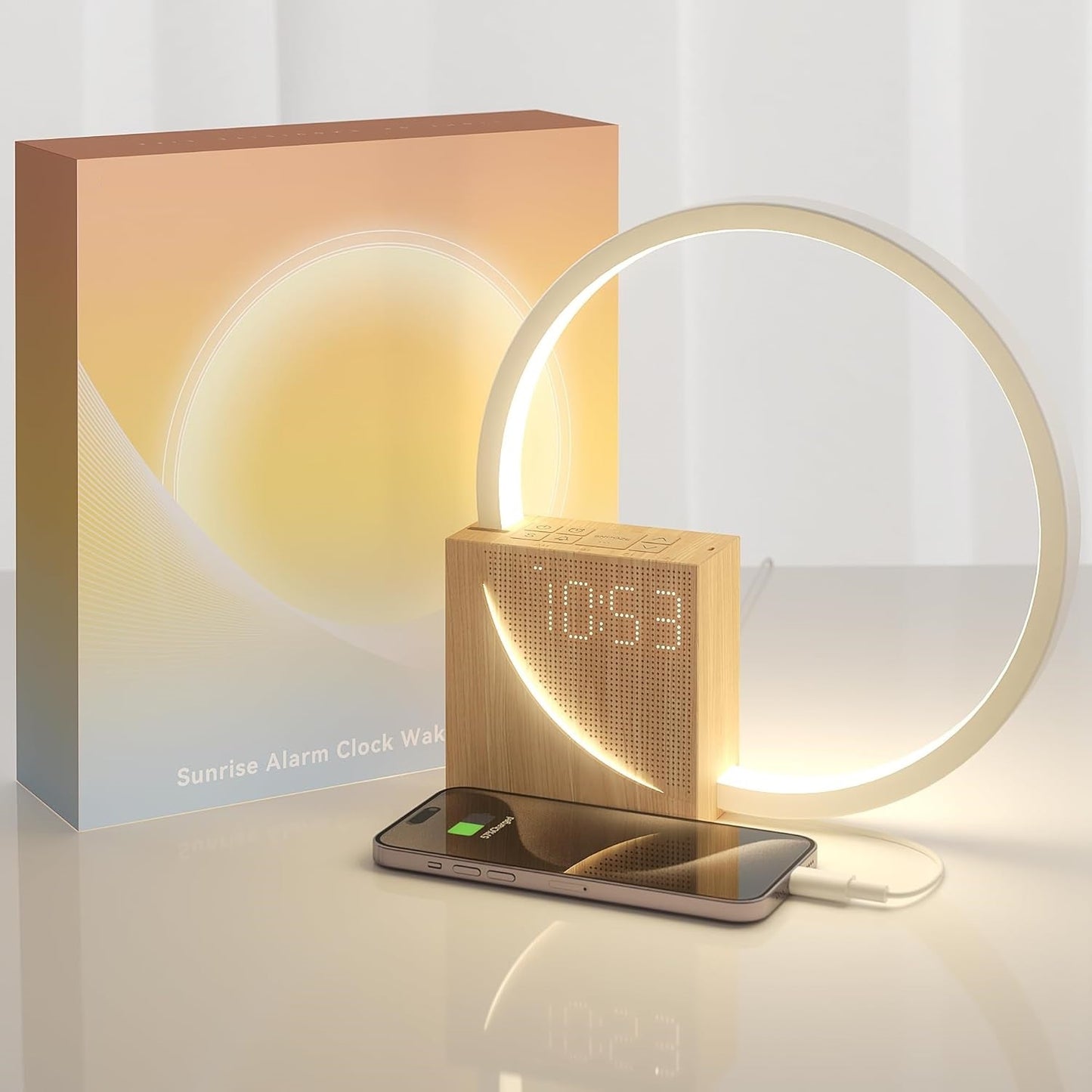 DayZen WakeLight | Sonnenaufgangswecker mit LED-Lichtsimulation & Naturklängen