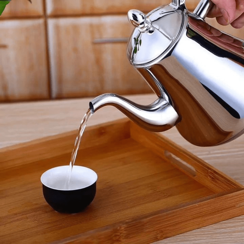 ClassPot inductie waterkoker | Theepot van roestvrij staal met geïntegreerd filter