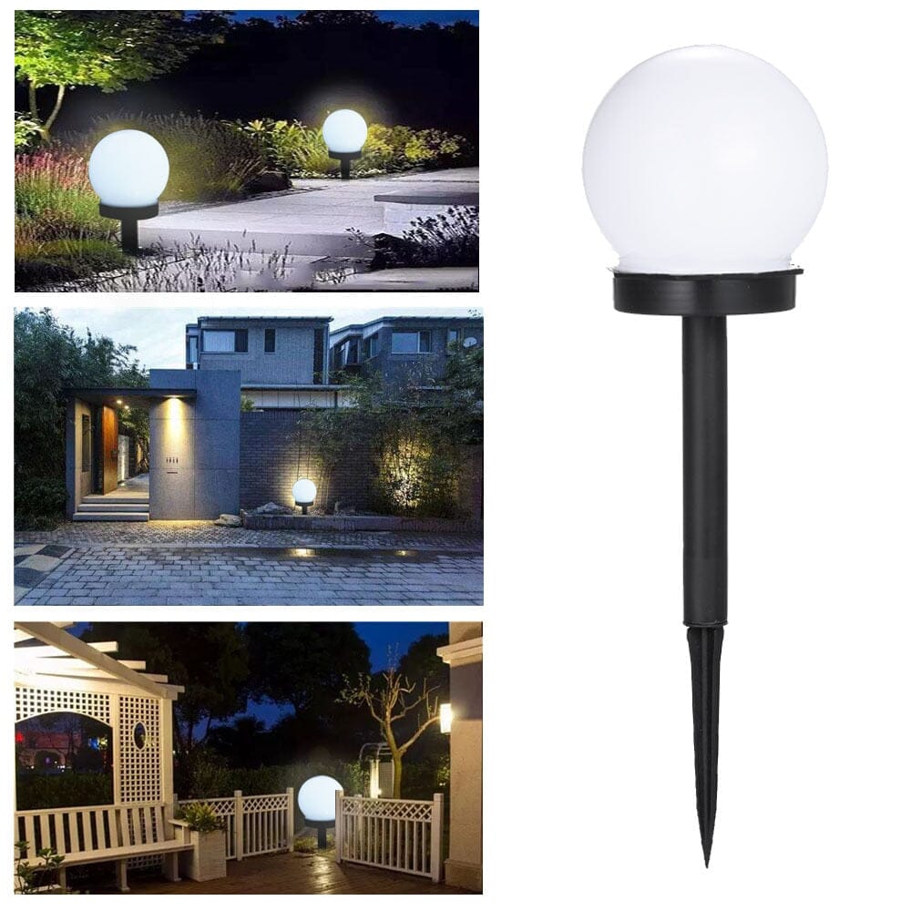 LumiOrb Sol | Runde LED-Solarlampe mit automatischer Lichtsteuerung
