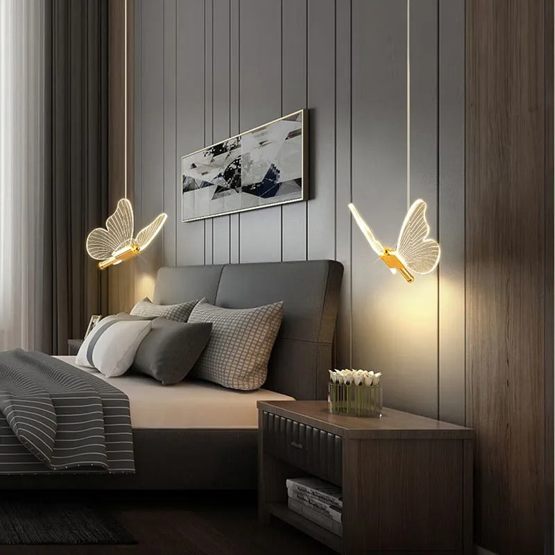 Elira Fléur | Hängeleuchte mit zartem Schmetterlings-Design