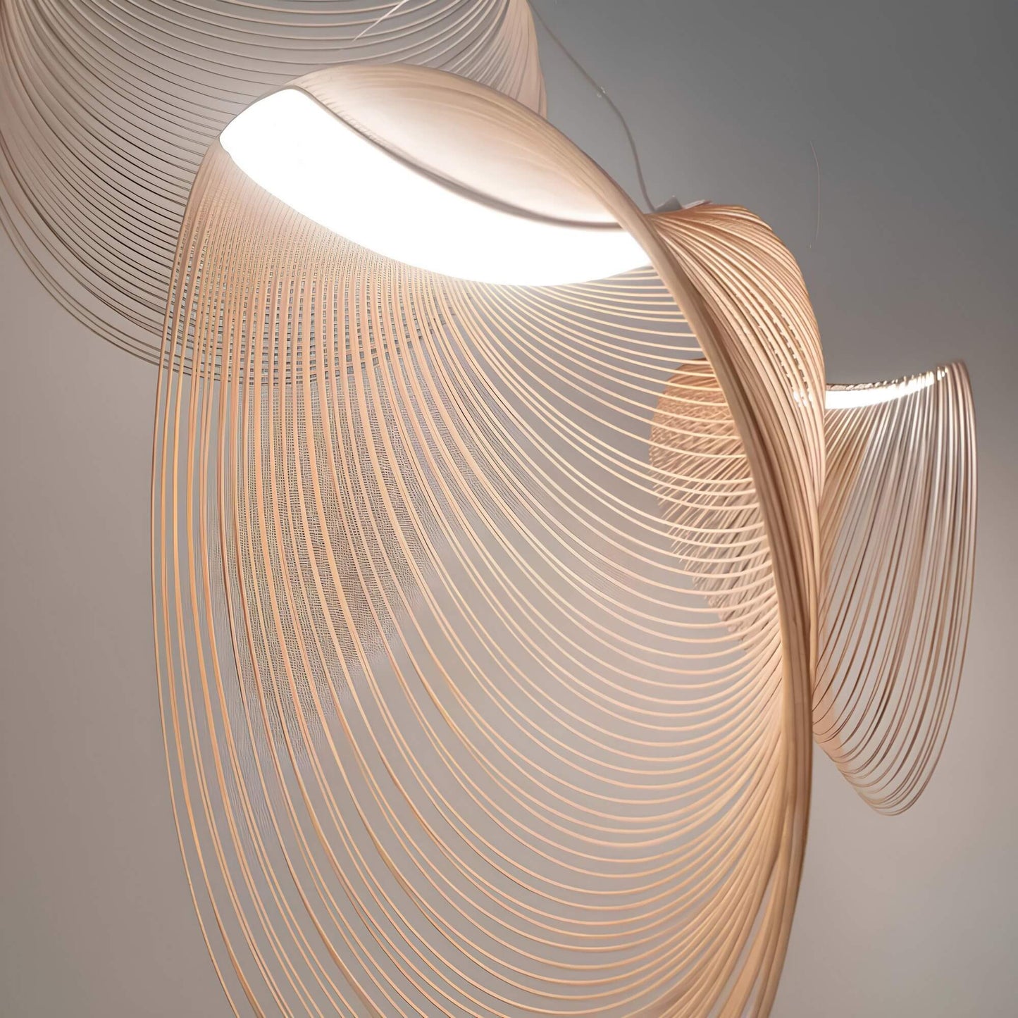 Amaris – Scandinavische metalen hanglamp met eikenhouten detail voor eetkamer & keuken
