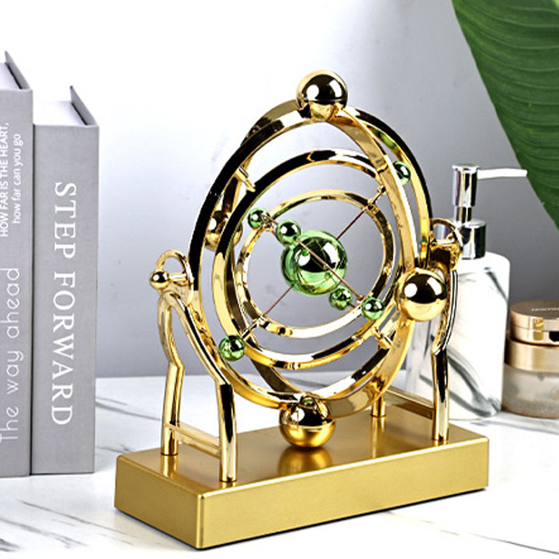 Orbitum | Roterend decoratief beeldhouwwerk met eeuwige hemelse beweging