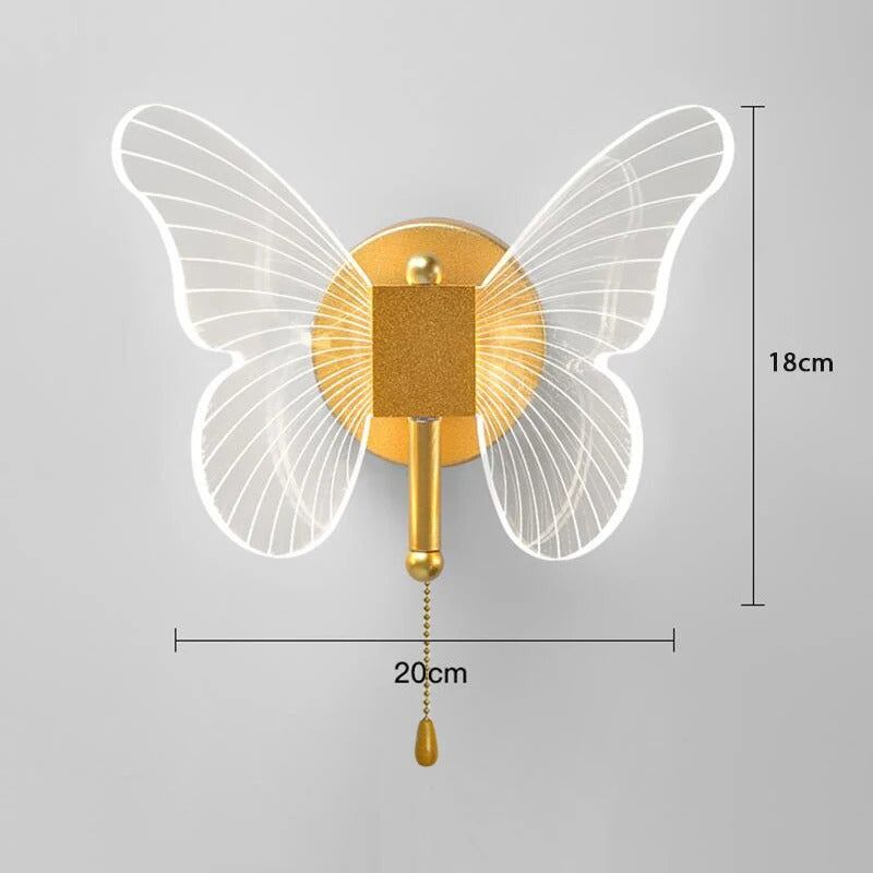 Elira Fléur | Hängeleuchte mit zartem Schmetterlings-Design